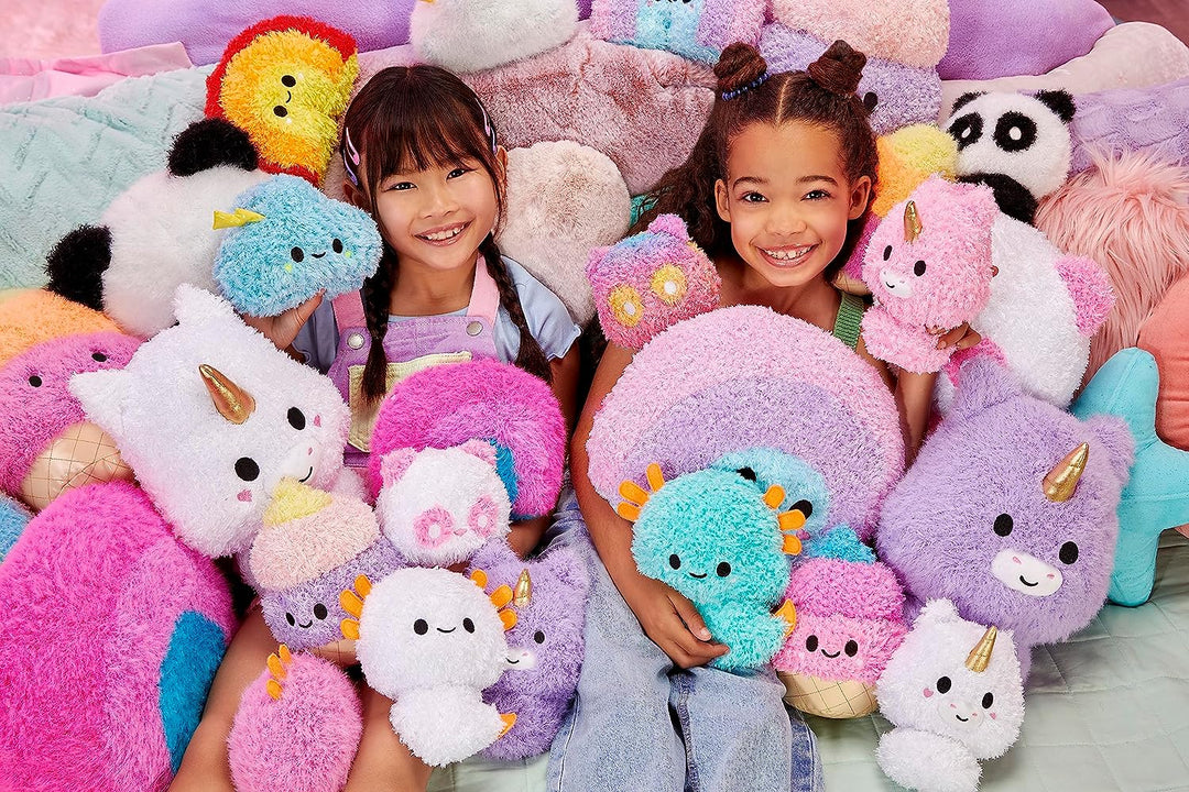 Fluffie Stuffiez Kleines Sammelplüschtier – ICE CREAM – Überraschungsenthüllung beim Auspacken mit