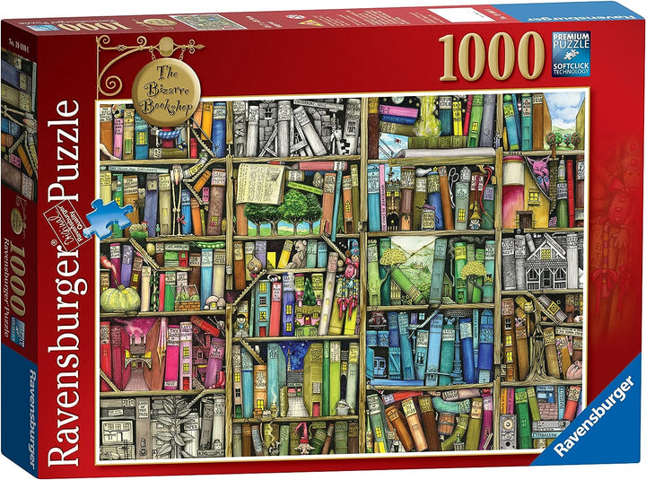 Ravensburger Colin Thompson The Bizarre Bookshop 1000-teiliges Puzzle für Erwachsene und Kinder ab 12 Jahren