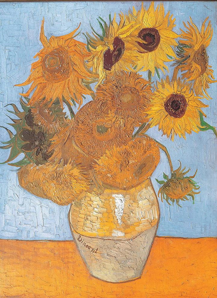 Clementoni 31438 Museum Collection Puzzle für Erwachsene und Kinder Van Gogh Sonnenblumen 1000 Teile
