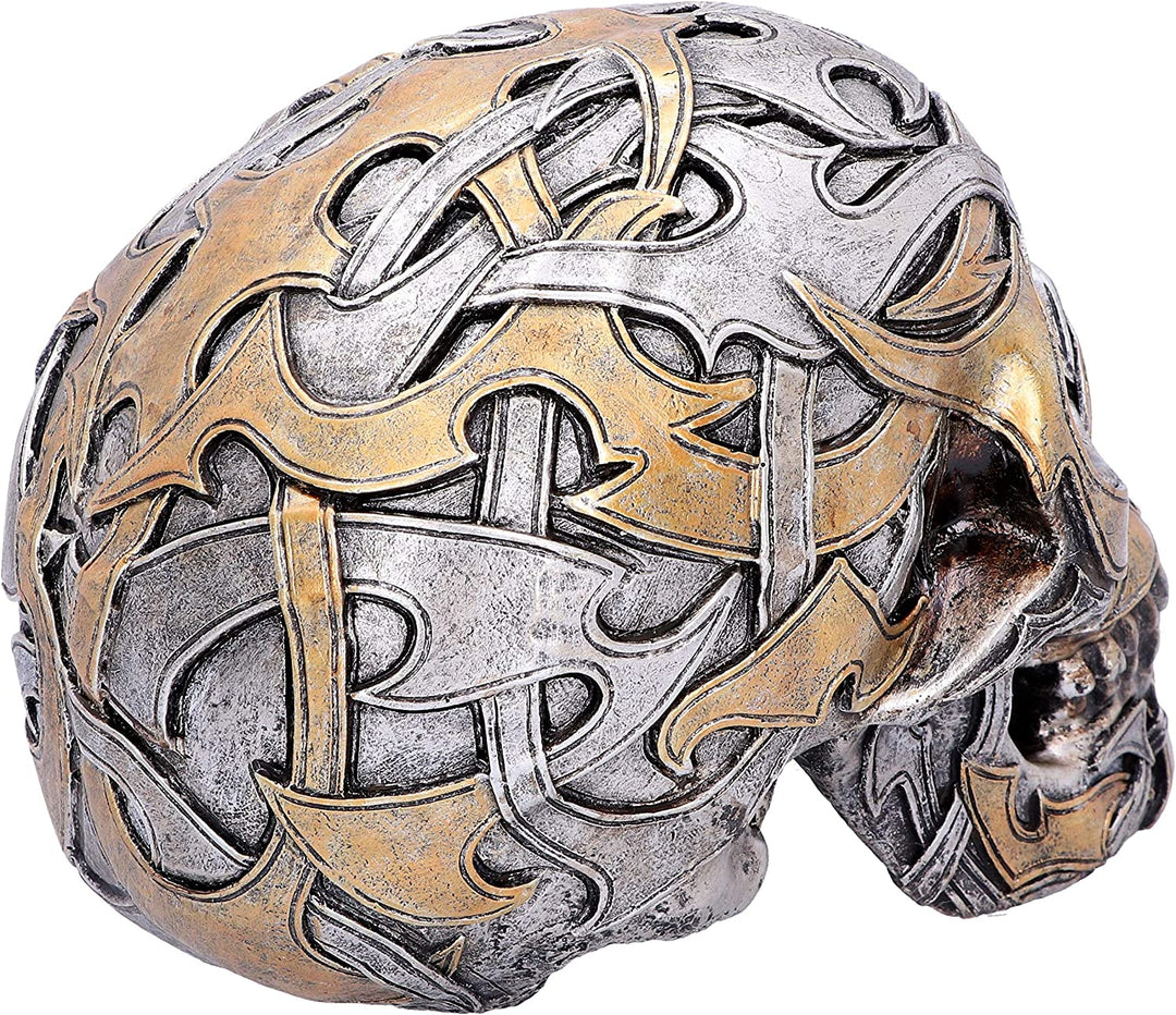 Nemesis Now Tribal Traditions Große Totenkopffigur 19,5 cm, Kunstharz, Silber, One Si