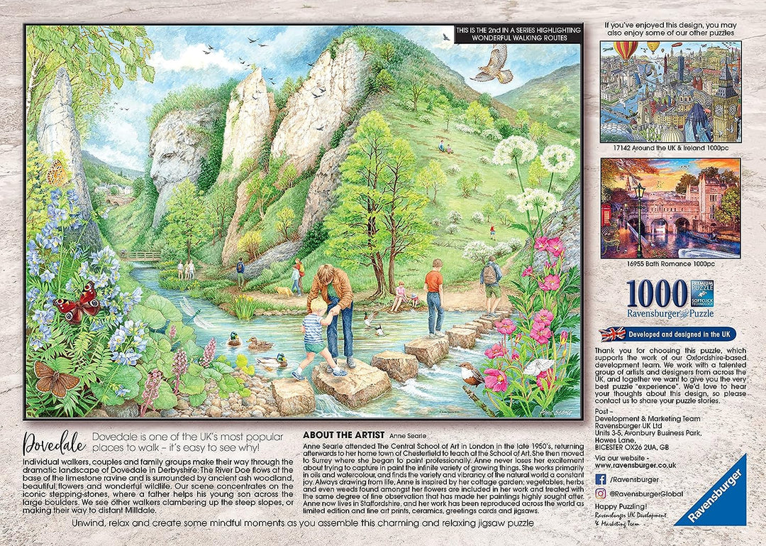 Ravensburger Dovedale, Walking World No. 2 1000 Piece Jigsaw Puzzle for Adults & Kids