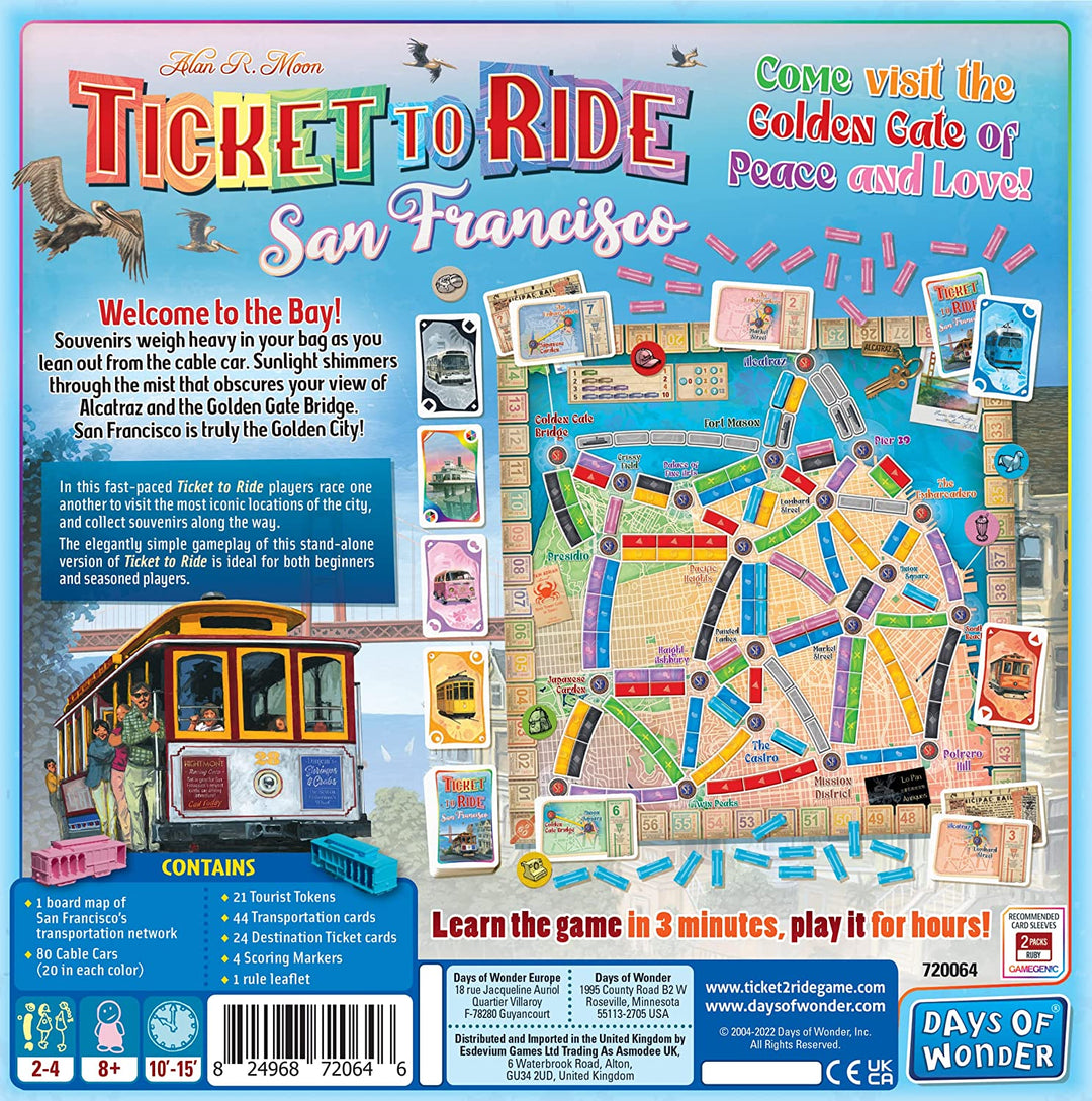 Ticket To Ride: San Francisco