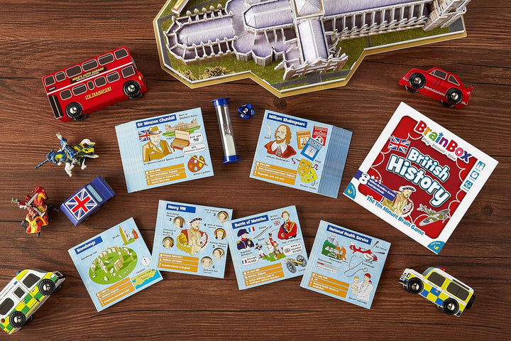 Brainbox British History (Refresh 2022) Card Game Ages 8+ 1+ Players 10 Minutes