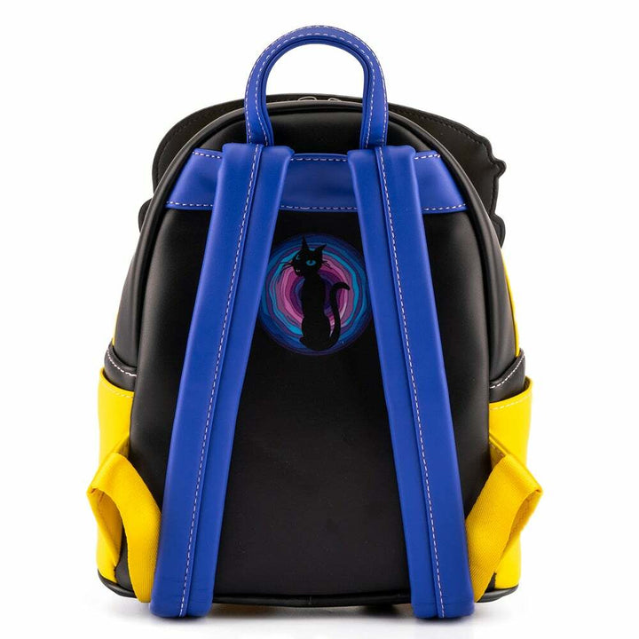 Loungefly Laika Coraline Regenmantel Cosplay Damen-Mini-Schulterrucksack mit doppeltem Riemen