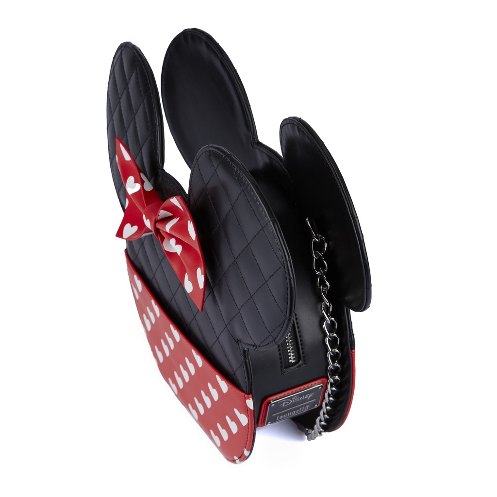 Loungefly Disney Mickey and Minnie Valentines Reversible Crossbody Bag
