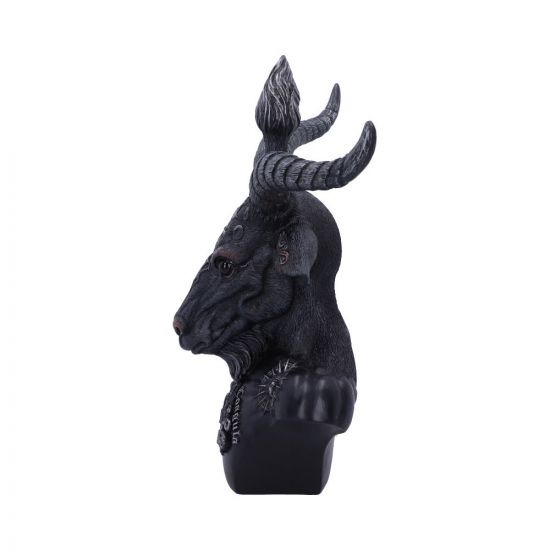 Nemesis Now Celestial Black and Silver Baphomet Bust, Polyresin, 33cm