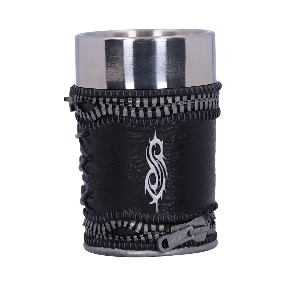 Nemesis Now, offiziell lizenziertes Slipknot Flaming Goat Logo Schnapsglas, Schwarz, 1 Stück (1 Stück)