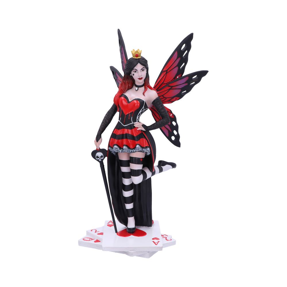 Nemesis Now Queen of Hearts Figurine, Red, 26cm