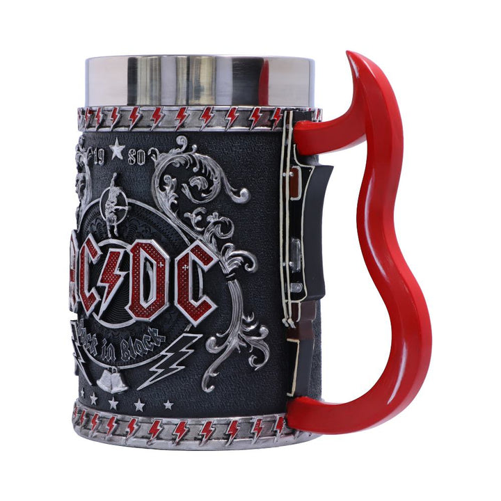 Nemesis Now Officially Licensed ACDC Back in Black Tankard Mug, 16cm