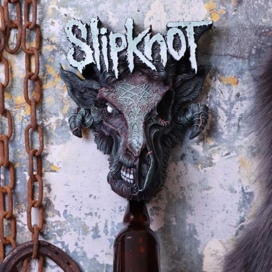 Nemesis Now Officially Licensed Slipknot Infected Goat Logo Wall Mounted Bottle