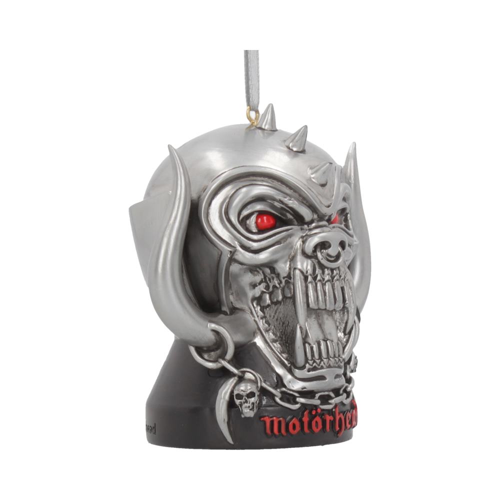 Nemesis Now Officially Licensed Motorhead Warpig Hanging Festive Decorative Ornament, Silver, 9cm