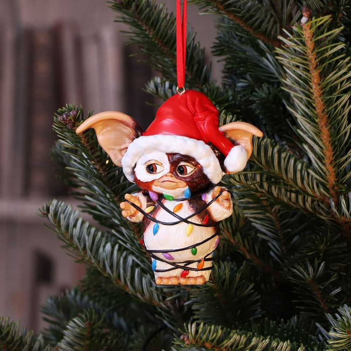 Nemesis Now Gremlins Gizmo in Fairy Lights Hanging Ornament