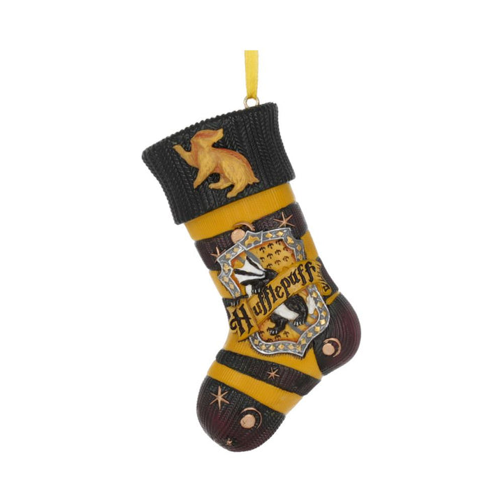 Nemesis Now Officially Licensed Harry Potter Hufflepuff Stocking Hanging Ornamen