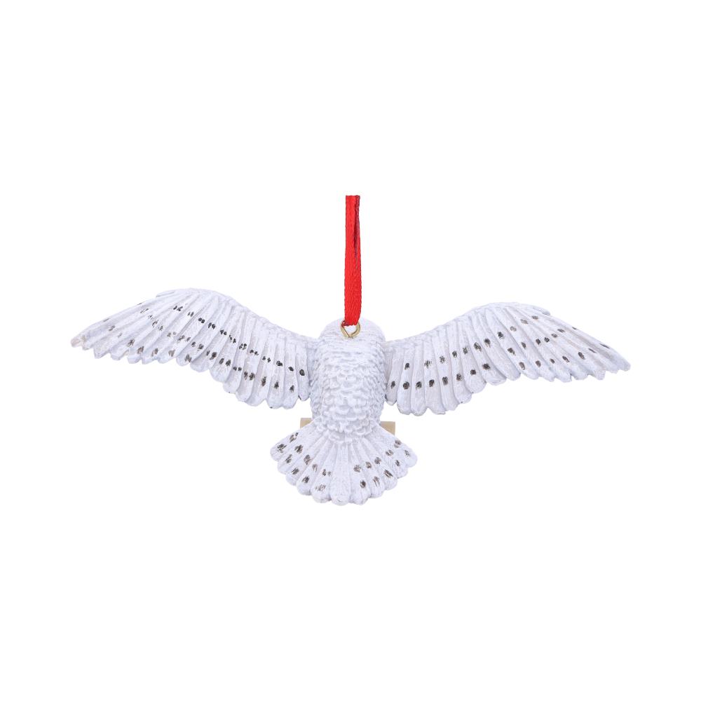 Nemesis Now Harry Potter Hedwig Hanging Ornament, Polyethylene Terephthalate, White, 13cm