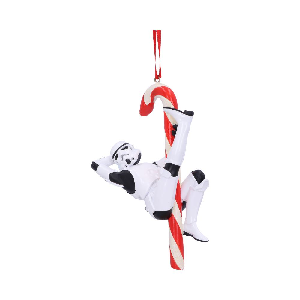 Nemesis Now Stormtrooper Candy Cane Hanging Ornament 12cm, White