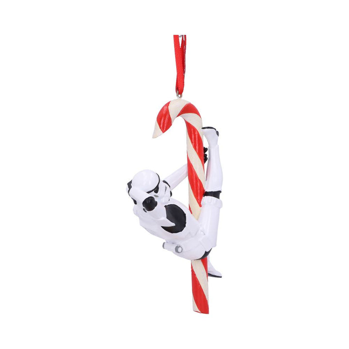 Nemesis Now Stormtrooper Candy Cane Hanging Ornament 12cm, White