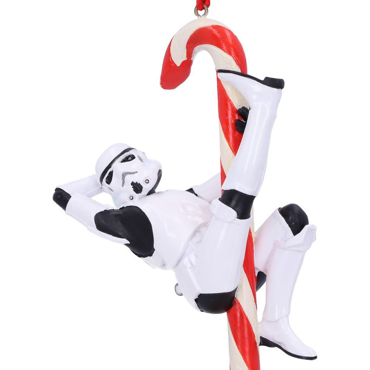 Nemesis Now Stormtrooper Candy Cane Hanging Ornament 12cm, White