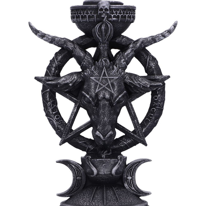 Nemesis Now Light of Baphomet Candle Holder 15.5cm, Black