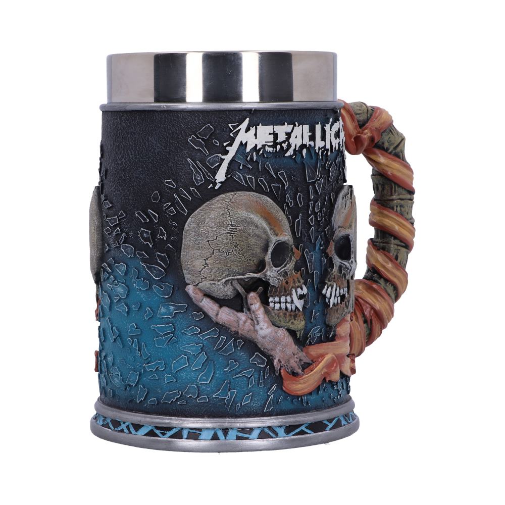 Nemesis Now Officially Licensed Metallica Sad But True Tankard 15.5cm, Blue