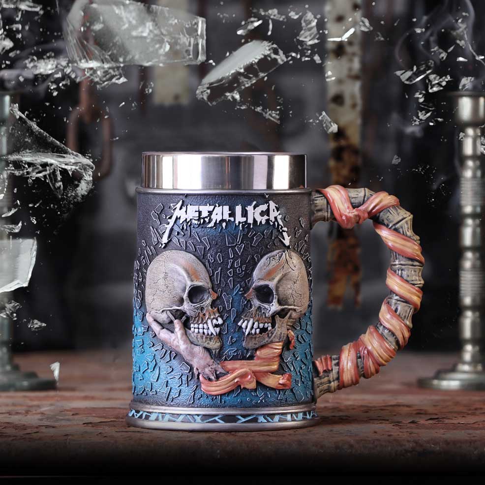 Nemesis Now Officially Licensed Metallica Sad But True Tankard 15.5cm, Blue