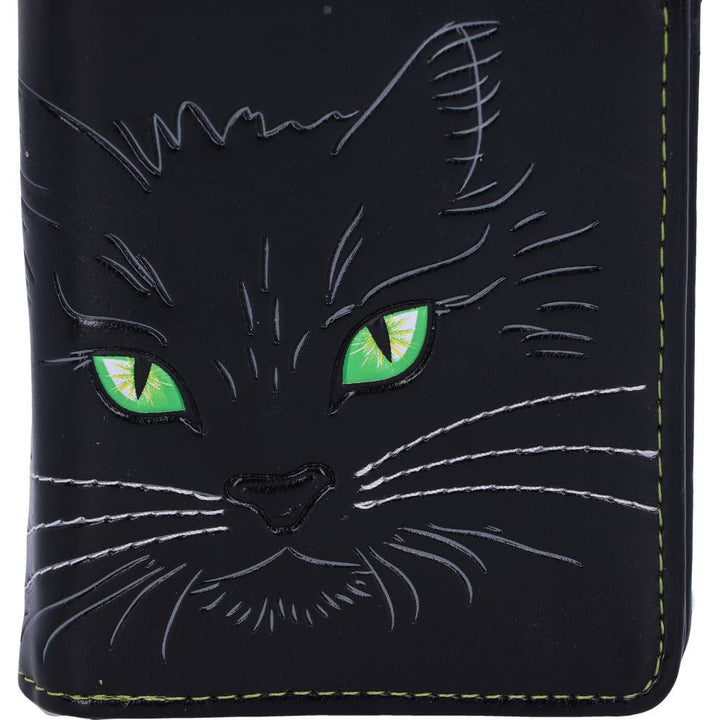 Nemesis Now Lucky Cat Purse 19cm Black, PU, 18.5cm