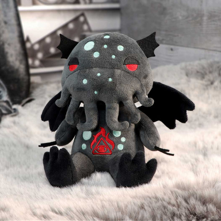 Nemesis Now Fluffy Fiends Cthulhu Cuddly Plush Toy 20cm, Black