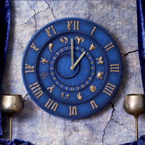 Nemesis Now Zodiac Time Keeper 34.7cm, Blue