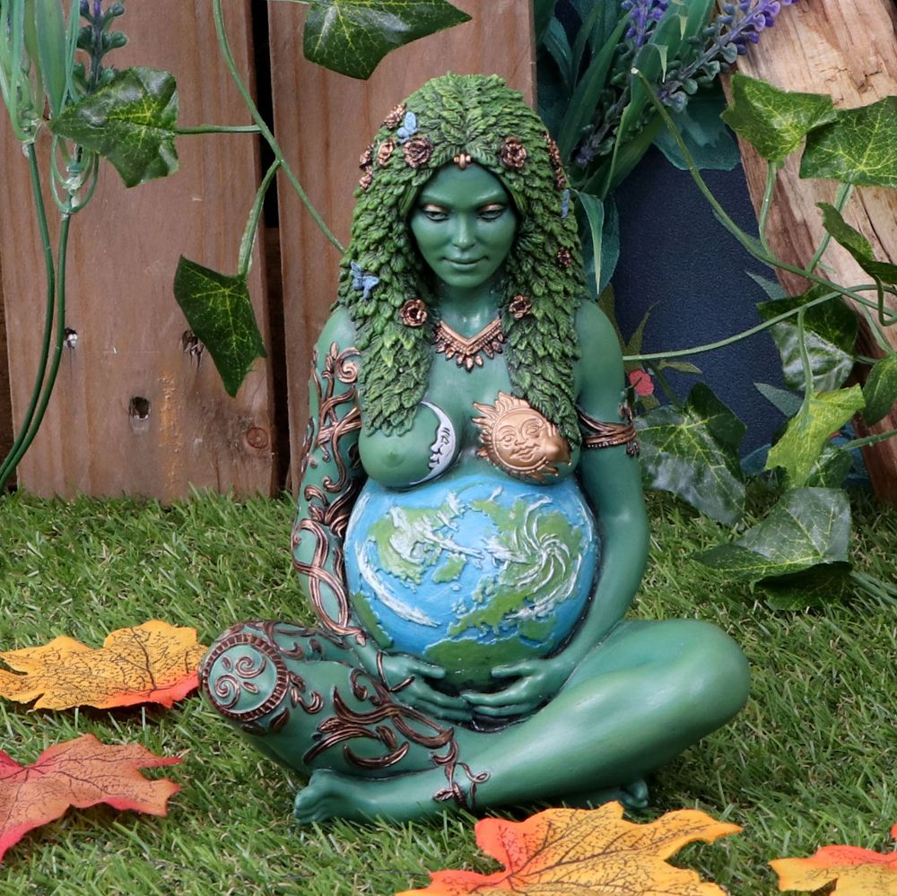 Nemesis Now Mother Earth Art Figurine (Painted,Small) 17.5cm