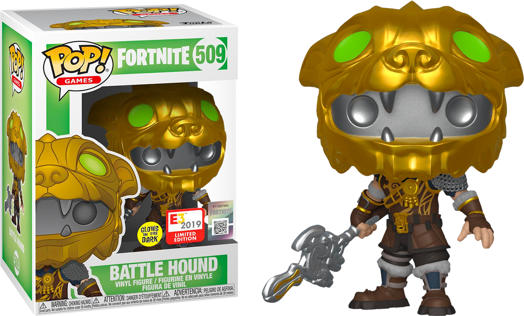 Fortnite Battle Hound GiTD E3 Exclusive Funko Pop! Vinyl #509