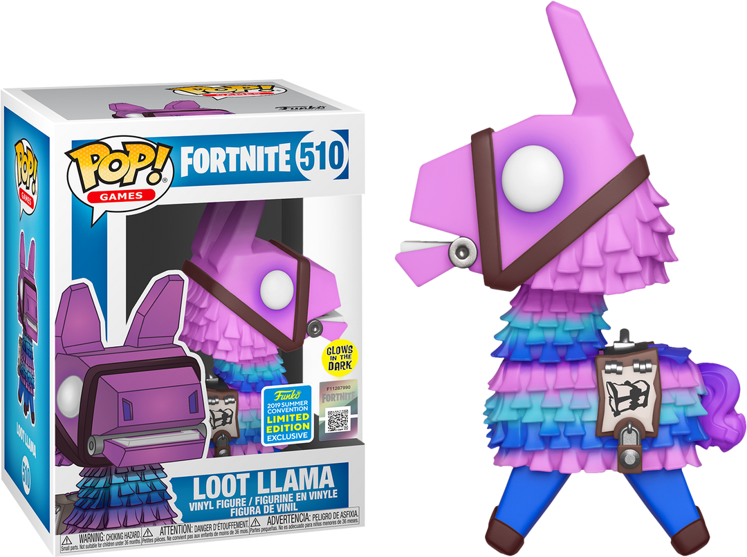 Fortnite Loot Llama GiTD SDCC Exclusive Funko 39579 Pop! Vinyl #510