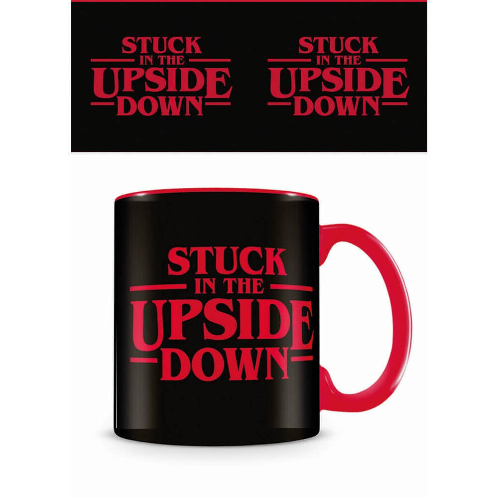 Stranger Things Keramiktasse mit Upside Down in der Upside Down Grafik in der Präsentationsbox