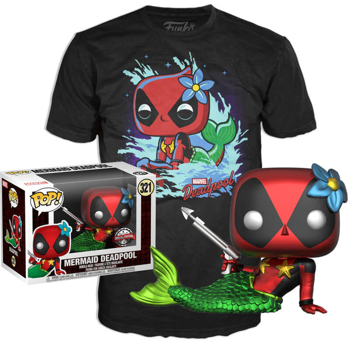 Funko Pop! Vinyl Marvel - Mermaid Deadpool #321 Exclusive Collector Edition