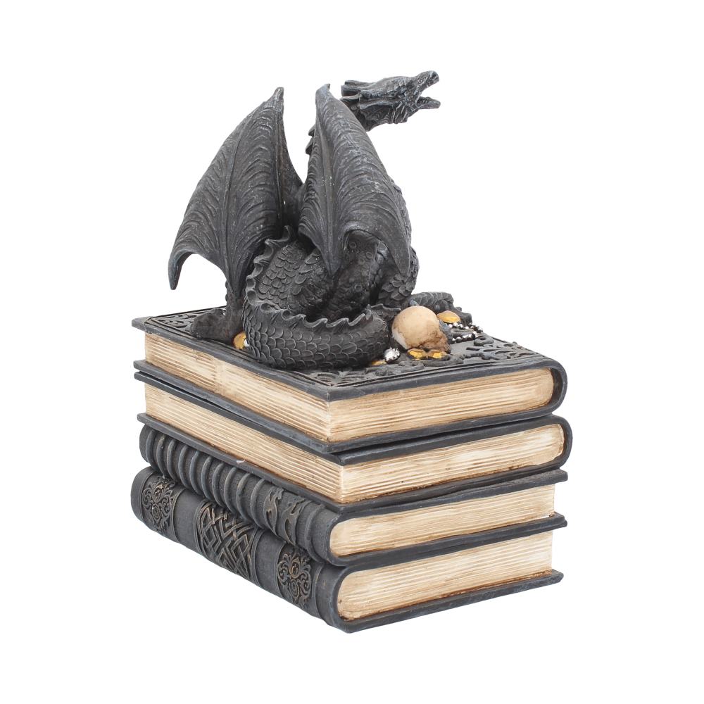 Nemesis Now Secrets Of The Dragon Box 19cm Black, Resin