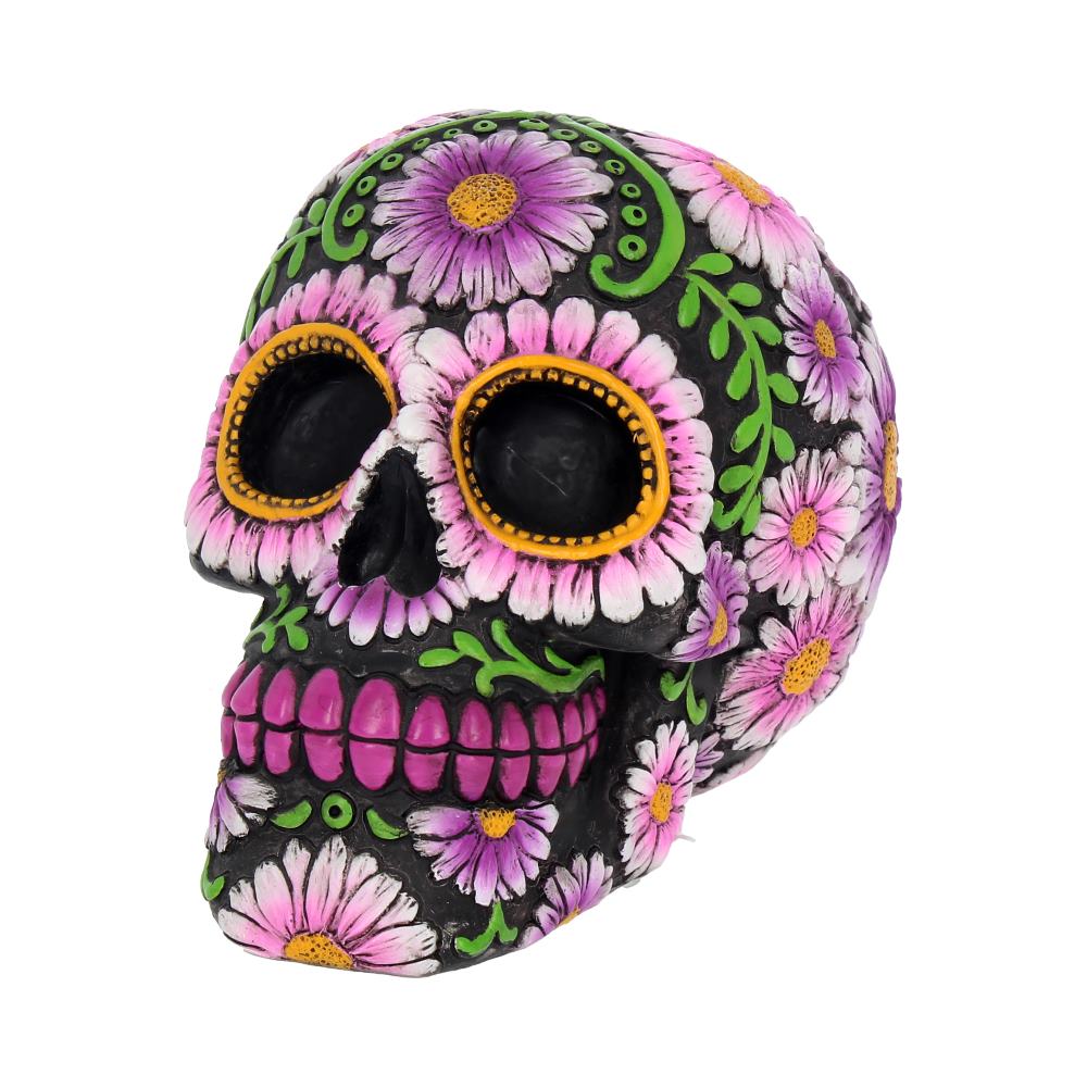 Nemesis Now Sugar Petal Skull 14.5cm, resin, Pale Pink