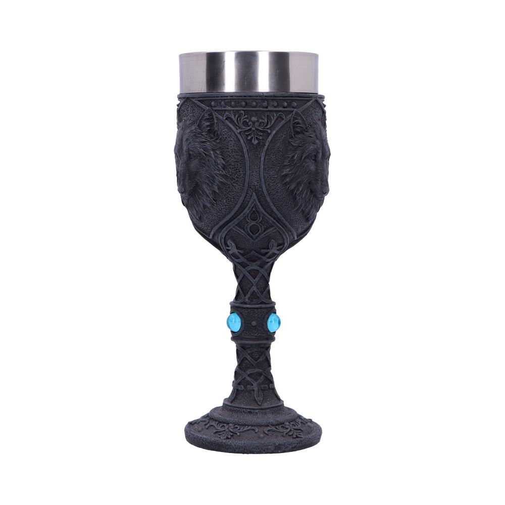 Nemesis Now U2501G6 Night Wolf Goblet Goblet 23cm Black