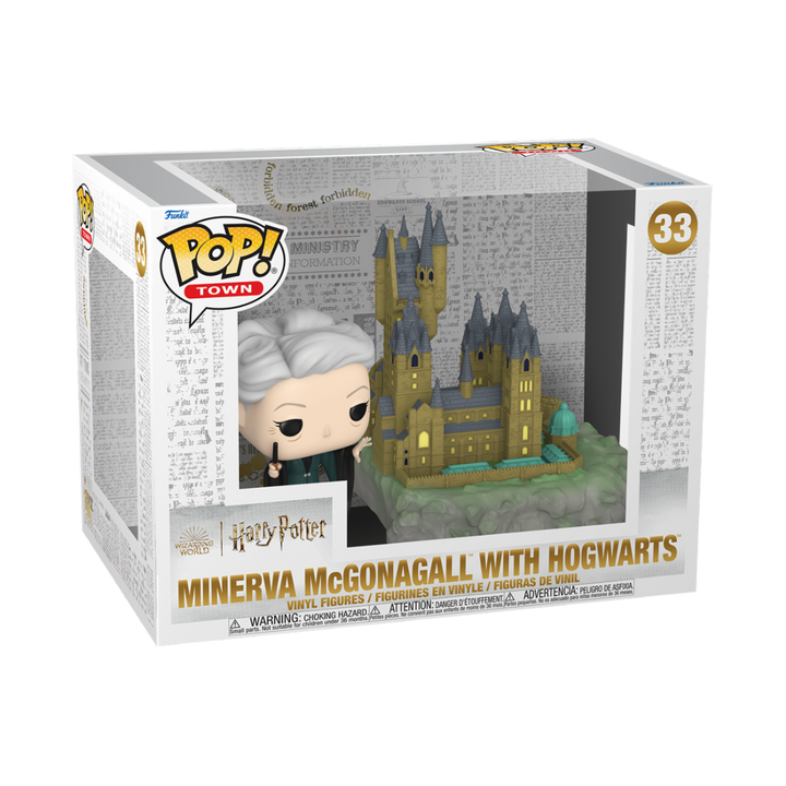 Harry Potter: Chamber of Secrets 20th Anniversary - Minerva with Hogwarts Funko 65655 Pop! Town Vinyl #33