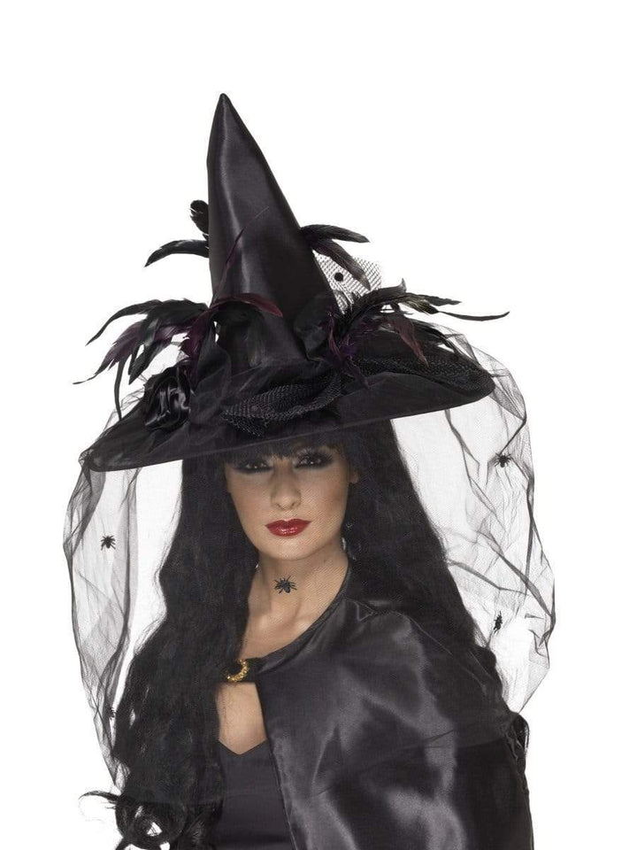 Smiffys Witch Deluxe Hat - Black (33786)